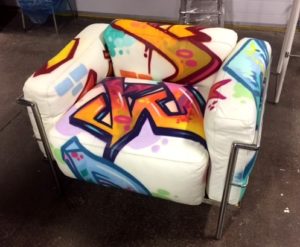 graffiti design; graffiti custom; graffiti sofa; graffiti decor; drips decor