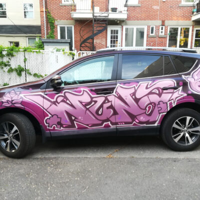 Customisation de voiture graffiti