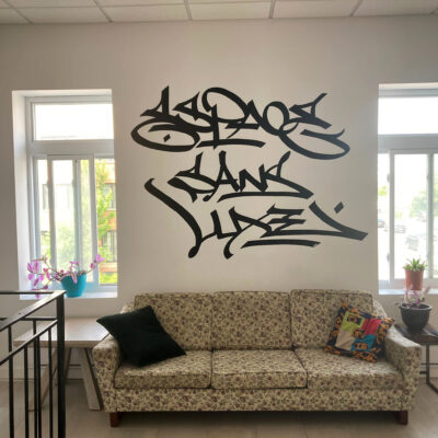 Typo pour l'Espace Sans Luxe, Montréal